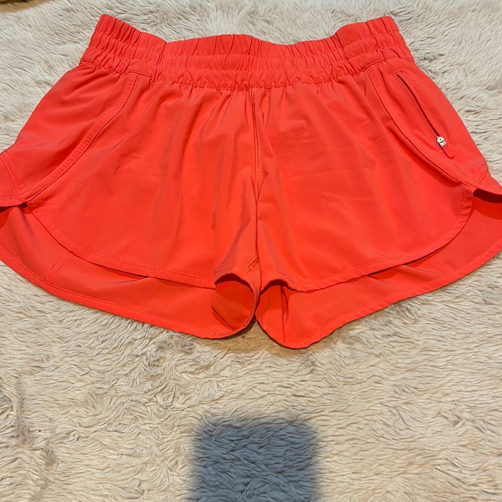 Size 10 Lululemon Tracker 4” shorts, EUC